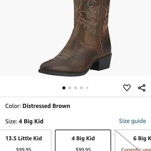 Ariat Kids' Distressed Brown Western Boots